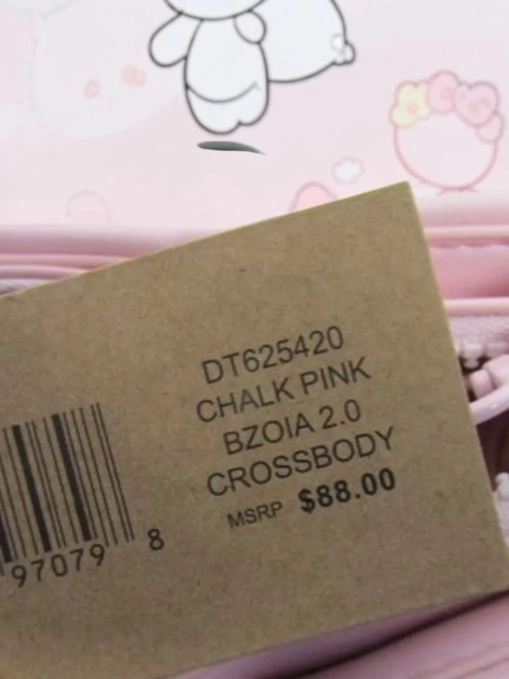NWT Steve Madden Bzoia 2.0 Chalk Pink Crossbody Belt Bag 3-Piece Set
